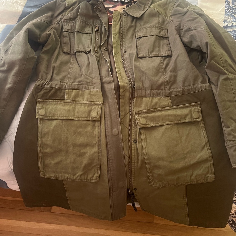 Steve Madden Women's Olive Green Jacket size XL